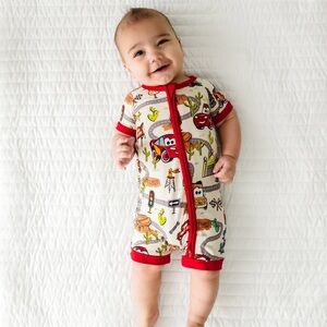 ❤️🏁 Little Sleepies Disney Pixar Radiator Springs Cars Shorty Zippy 12-18 Months